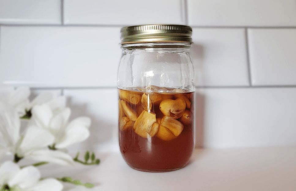 Fermented garlic honey