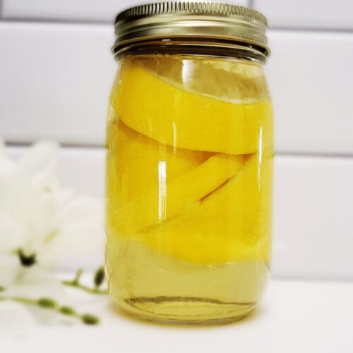 Natural lemon vinegar cleaner