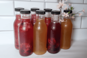 Hard kombucha flavoring and bottling