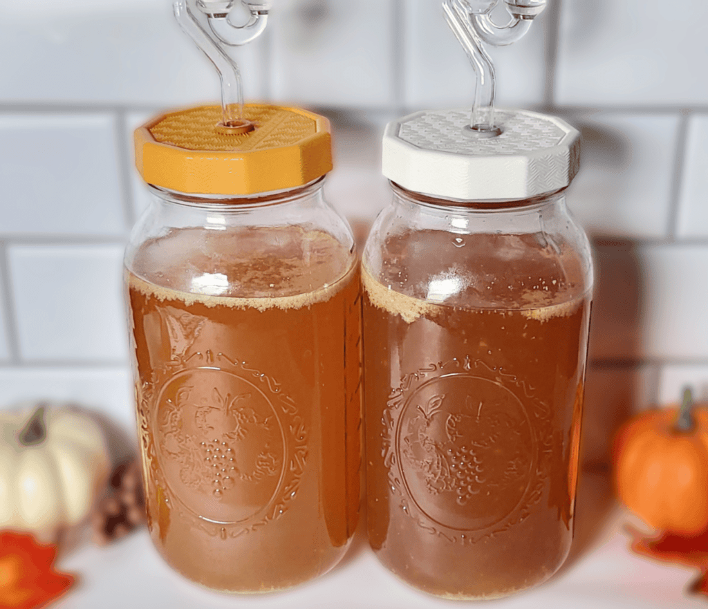 Hard kombucha fermentation