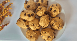 Air fryer sourdough discard pumpkin chocolate chip cookies