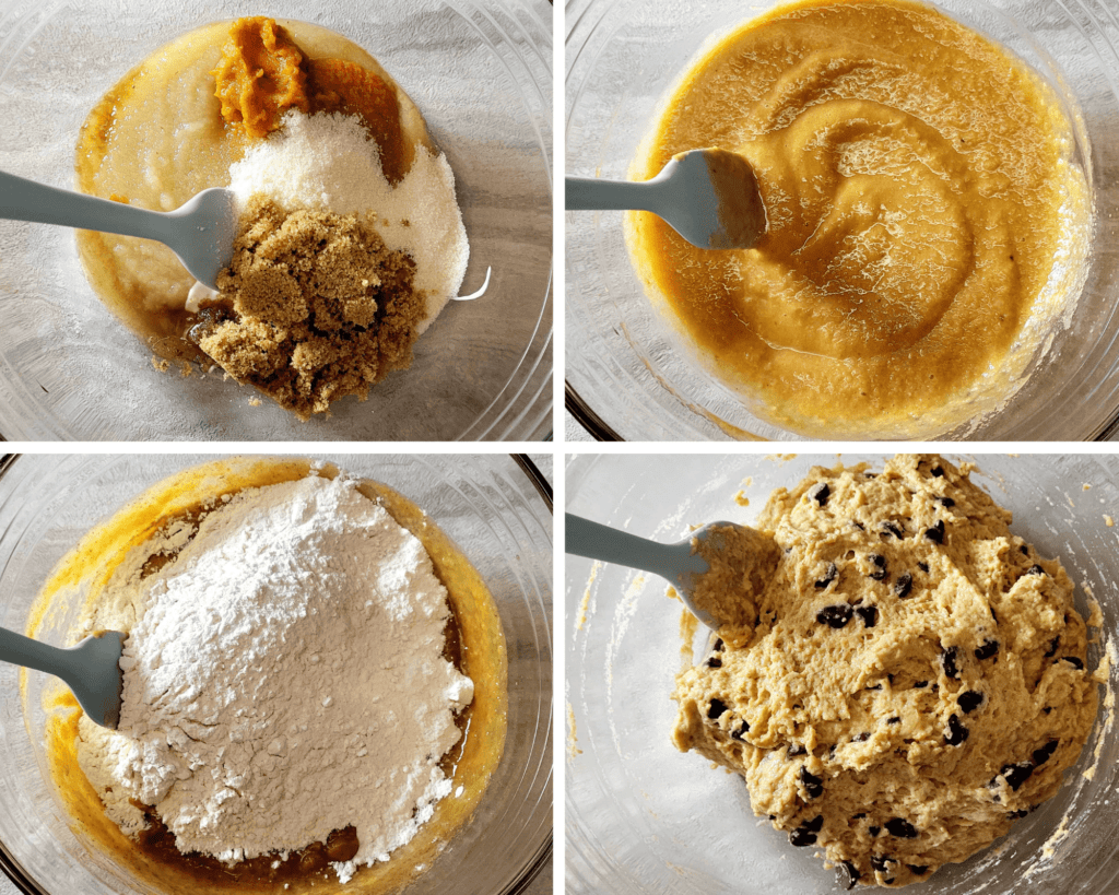 how to make sourdough discard pumpkin chocolate chip cookies