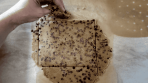 Scoring Chocolate Chip Cookie Fries