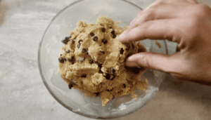 Dough for Chocolate Chip Cookie Fries