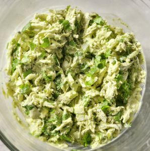 Easy Chicken Salad with Avocado Cilantro and Greek Yogurt