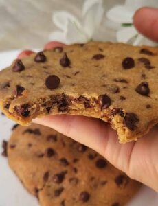 Browned butter chocolate chip cookies for two