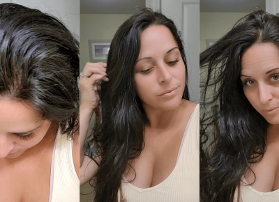 henna and indigo hair dye - after results