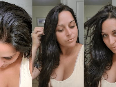 henna and indigo hair dye - after results