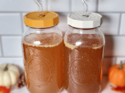 Hard kombucha fermentation