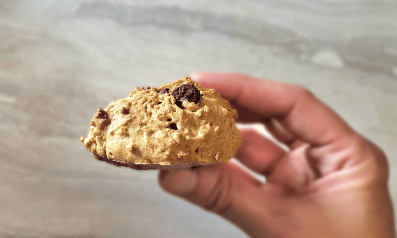 Air fryer sourdough discard pumpkin chocolate chip cookies