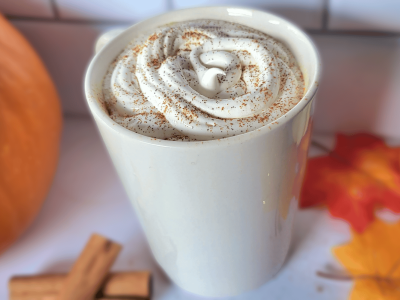 Pumpkin Spice White Hot Chocolate