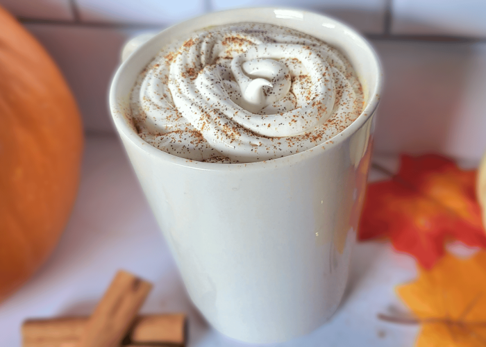 Pumpkin Spice White Hot Chocolate