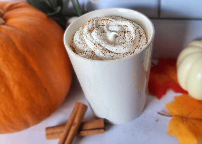 Pumpkin Spice White Hot Chocolate