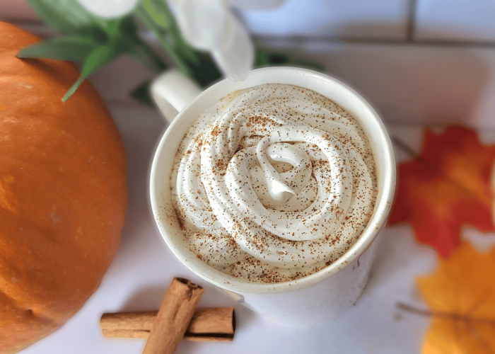 Pumpkin Spice White Hot Chocolate