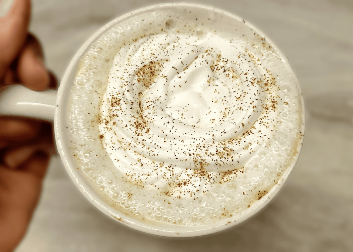 Pumpkin Spice White Hot Chocolate