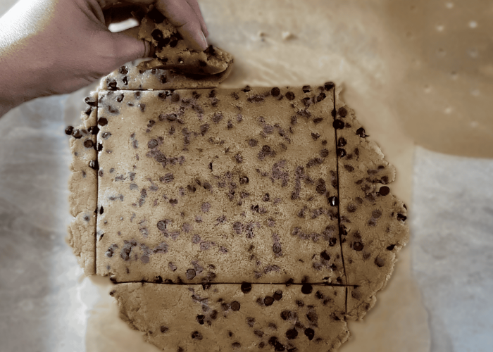 Scoring Chocolate Chip Cookie Fries