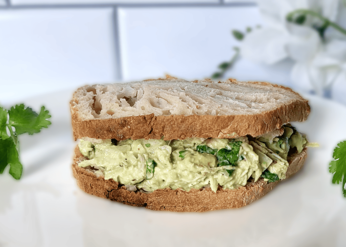 Easy Chicken Salad with Avocado Cilantro and Greek Yogurt