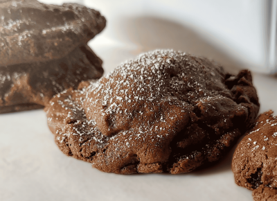 Crave Copycat Double Chocolate Chip "Brookie" Cookies