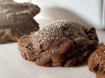 Crave Copycat Double Chocolate Chip "Brookie" Cookies