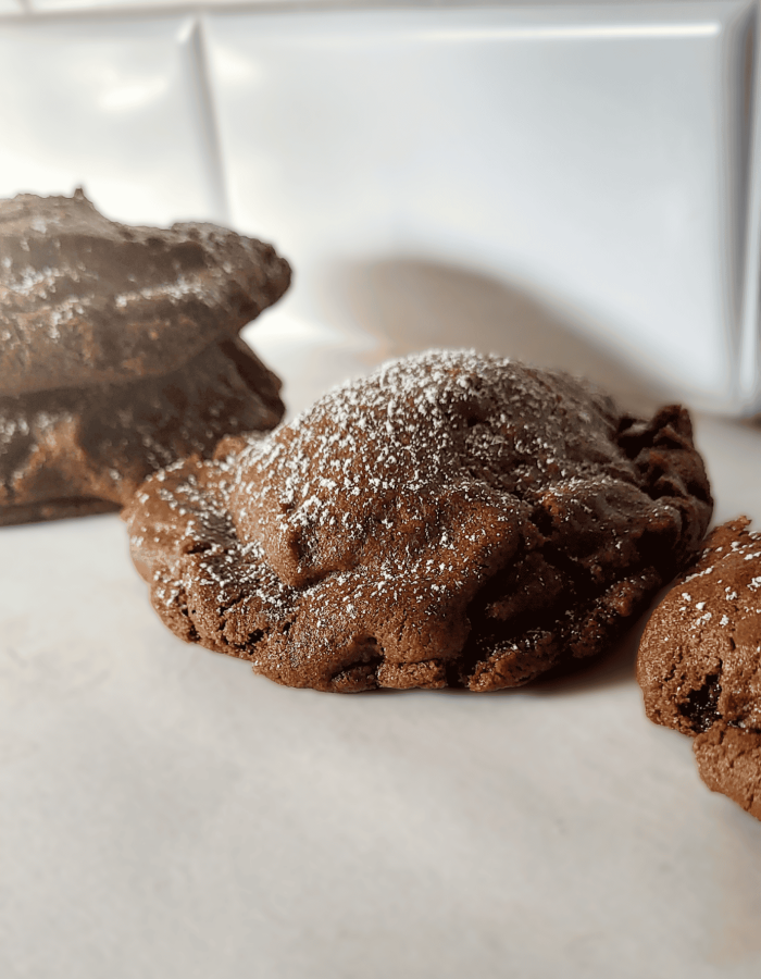 Crave Copycat Double Chocolate Chip "Brookie" Cookies