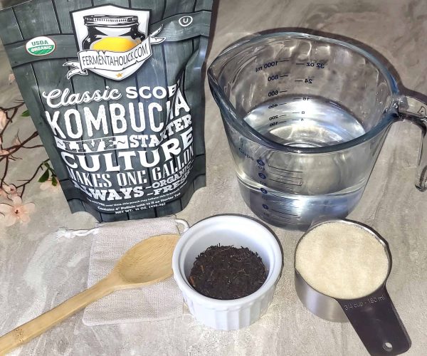 kombucha first fermentation ingredients