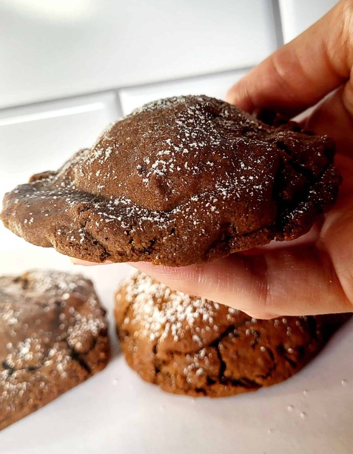 Crave Copycat Double Chocolate Chip "Brookie" Cookies