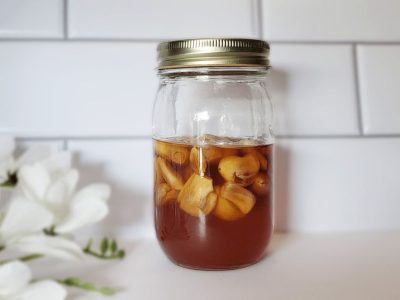 Fermented garlic honey